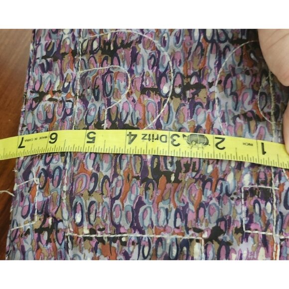 Marc By Marc Jacobs Shoulder Handbag Purple Abstract Print Crossbody Tote - Picture 14 of 16